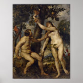 Peter Paul Rubens - Adam en Eva Poster (Voorkant)