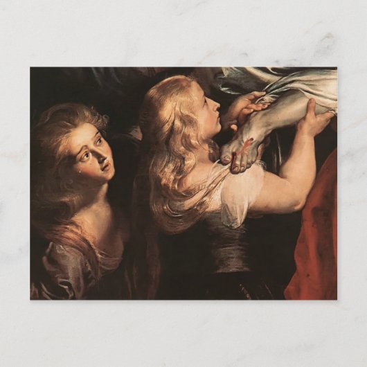 Peter Paul Rubens - Afkomst van het Kruis Briefkaart (Voorkant)