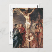 Peter Paul Rubens - Christus over het Kruis Briefkaart (Voorkant / Achterkant)