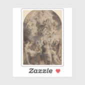 Peter Paul Rubens - De aanname van de Maagd Sticker (Vel)