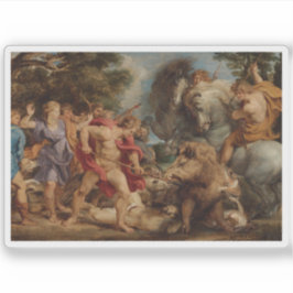Peter Paul Rubens - De Calydonische zwijnenjacht Sticker