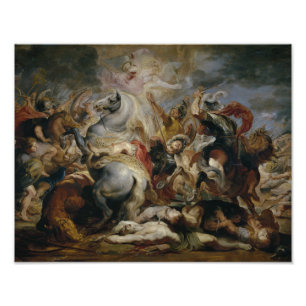 Peter Paul Rubens - De dood van Decius Mus Foto Afdruk