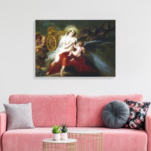 Peter Paul Rubens De geboorte van de Melkweg Canvas Afdruk (Insitu (Woonkamer))