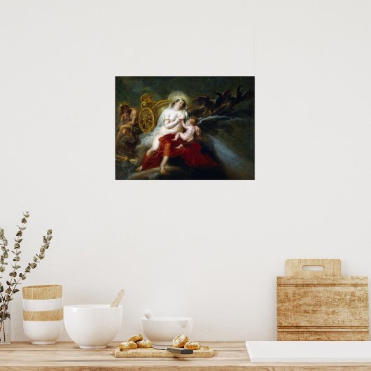 Peter Paul Rubens De geboorte van de Melkweg Poster (Keuken)