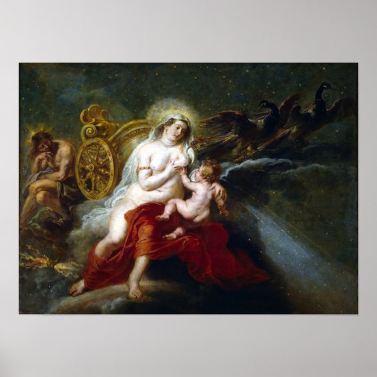 Peter Paul Rubens De geboorte van de Melkweg Poster (Voorkant)