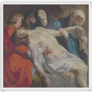 Peter Paul Rubens - De graflegging Sticker