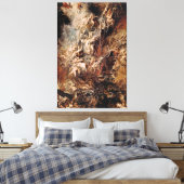 Peter Paul Rubens Herfst van de Vervloekte Canvas Afdruk (Insitu (Slaapkamer))
