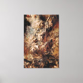 Peter Paul Rubens Herfst van de Vervloekte Canvas Afdruk (Voorkant)