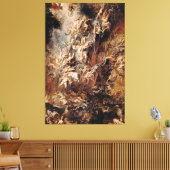 Peter Paul Rubens Herfst van de Vervloekte Canvas Afdruk (Insitu (Woonkamer))