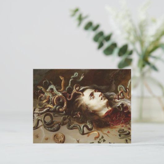 Peter Paul Rubens - Hoofd van Medusa - Baroque P Briefkaart (Staand voorkant)