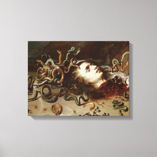 Peter Paul Rubens - Hoofd van Medusa - Baroque P Canvas Afdruk (Voorkant)
