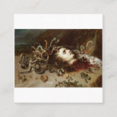 Peter Paul Rubens - Hoofd van Medusa - Baroque P Vierkante Visitekaartje (Voorkant)