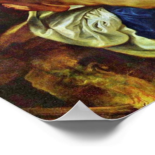 Peter Paul Rubens in een kettingketen Prometheus Poster (Hoek)