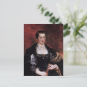 Peter Paul Rubens-Isabella Brandt, eerste vrouw Briefkaart (Staand voorkant)