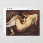 Peter Paul Rubens - Leda en de Swan Briefkaart (Voorkant / Achterkant)