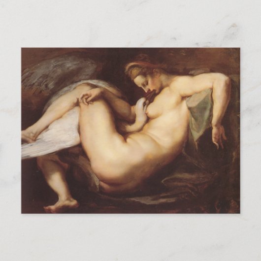 Peter Paul Rubens - Leda en de Swan Briefkaart (Voorkant)