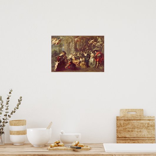 Peter Paul Rubens - Love Garden Poster (Keuken)