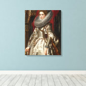 Peter Paul Rubens Marchesa Brigida Spinola Doria Canvas Afdruk (Insitu (Houten vloer))