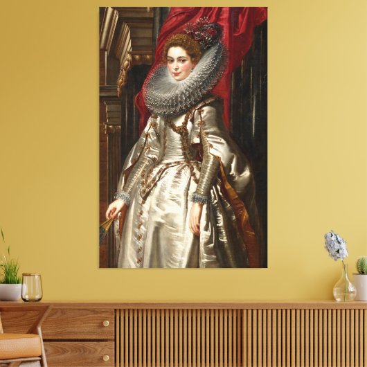 Peter Paul Rubens Marchesa Brigida Spinola Doria Canvas Afdruk (Insitu (Woonkamer))
