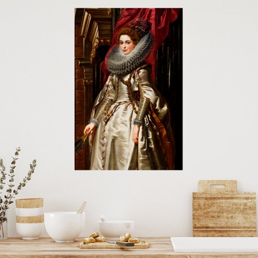 Peter Paul Rubens: Marchesa Brigida Spinola Doria Poster (Keuken)