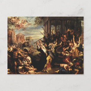 Peter Paul Rubens - Massacre of the Innocents Briefkaart