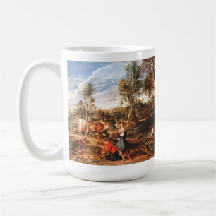 Peter Paul Rubens Melkmeisjes met vee in een lands Koffiemok