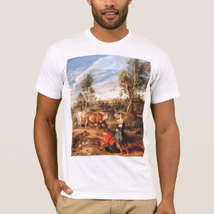 Peter Paul Rubens Melkmeisjes met vee in een lands T-shirt