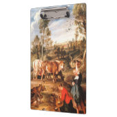 Peter Paul Rubens Milkmaids met vee in een land Klembord (Links)