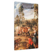 Peter Paul Rubens Milkmaids met vee in een land Klembord (Rechts)