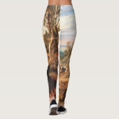 Peter Paul Rubens Milkmaids met vee in een land Leggings (Achterkant)