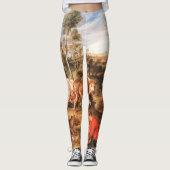 Peter Paul Rubens Milkmaids met vee in een land Leggings (Voorkant)