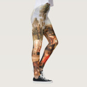Peter Paul Rubens Milkmaids met vee in een land Leggings (Rechts)