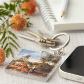 Peter Paul Rubens Milkmaids met vee in een land Sleutelhanger (Voorkant Rechts)