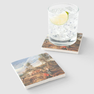 Peter Paul Rubens Milkmaids met vee in een land Stenen Onderzetter