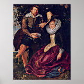Peter Paul Rubens - Painter en zijn vrouw Poster (Voorkant)