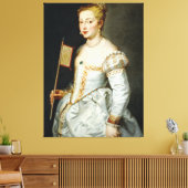 Peter Paul Rubens Portret van een dame Canvas Afdruk (Insitu (Woonkamer))