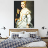 Peter Paul Rubens Portret van een dame Canvas Afdruk (Insitu (Slaapkamer))
