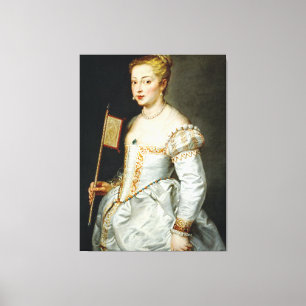 Peter Paul Rubens Portret van een dame Canvas Afdruk