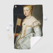 Peter Paul Rubens Portret van een Dame Golfhanddoek (Insitu)