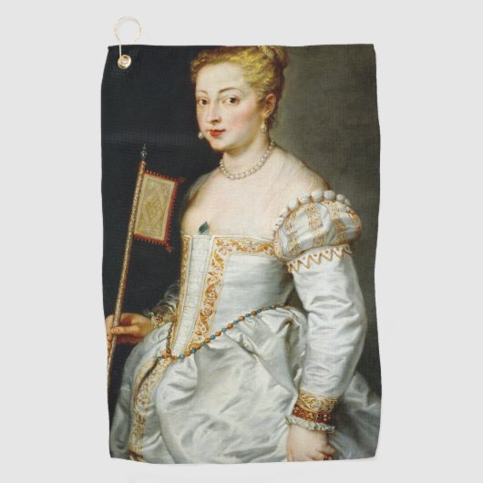 Peter Paul Rubens Portret van een Dame Golfhanddoek (Voorkant)