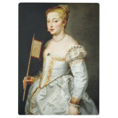 Peter Paul Rubens Portret van een dame Klembord (Achterkant)