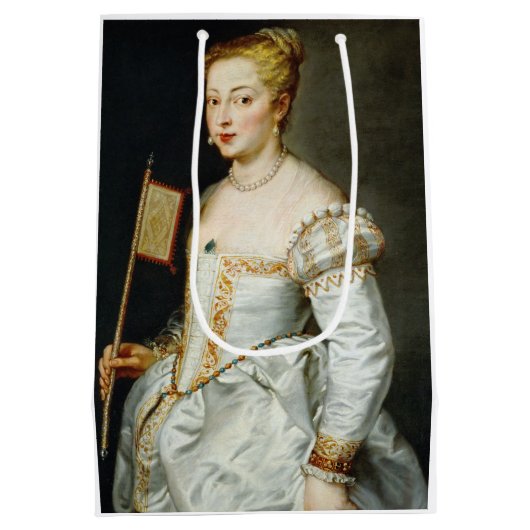 Peter Paul Rubens Portret van een dame Medium Cadeauzakje (Achterkant)