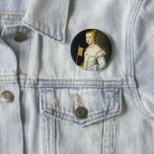 Peter Paul Rubens Portret van een Dame Ronde Button 5,7 Cm (In situ)