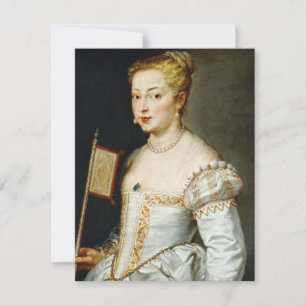 Peter Paul Rubens Portret van een Dame RSVP Kaartje