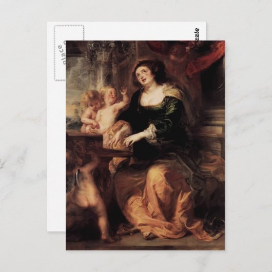 Peter Paul Rubens- St. Cecilia Briefkaart (Voorkant / Achterkant)