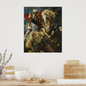 Peter Paul Rubens | St George Battles de Dragon Poster (Keuken)
