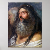 Peter Paul Rubens Studie van Twee Hoofden Poster (Voorkant)