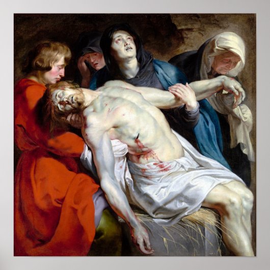 Peter Paul Rubens The Entombment Poster (Voorkant)