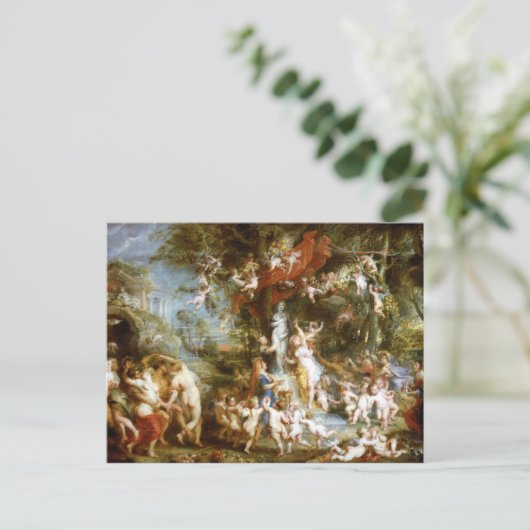 Peter Paul Rubens The Feast of Venus Briefkaart (Staand voorkant)