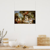 Peter Paul Rubens The Feast of Venus Poster (Keuken)